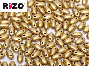 Aztec Gold Rizo - Beading Amazing