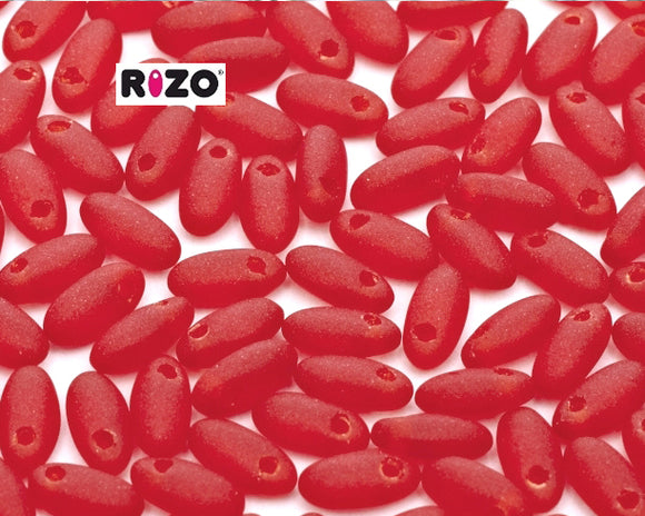 Red Matted Rizo - Beading Amazing