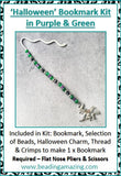 Project Pack - Halloween 'Witch on a Broomstick' Charm Bookmark Kit