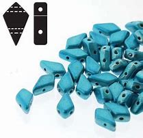 Kite Beads - Aqua Metalust - Beading Amazing