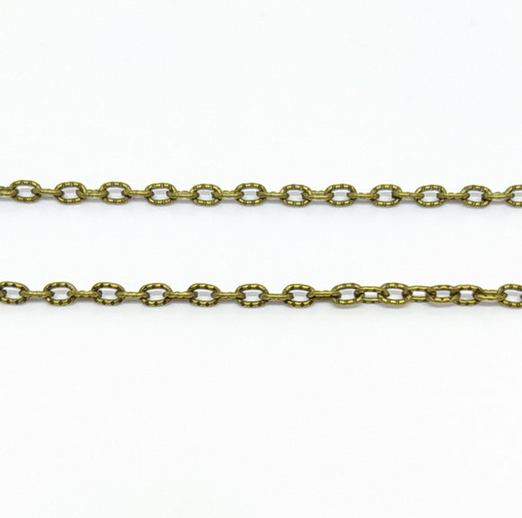 Bronze Fine Knit Chain - Beading Amazing