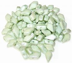 Kite Beads - Chalk Green Lustre - Beading Amazing