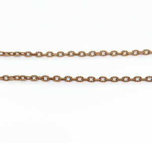 Copper Fine Knit Chain - Beading Amazing