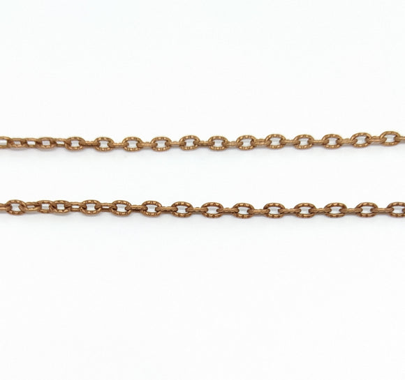 Copper Fine Knit Chain - Beading Amazing