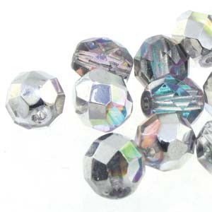 Crystal Silver 6mm Fire Polished - Beading Amazing