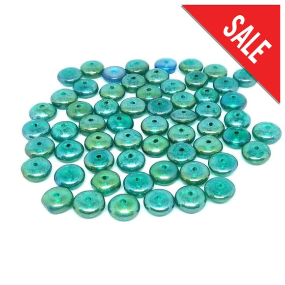 Emerald Discs - Beading Amazing