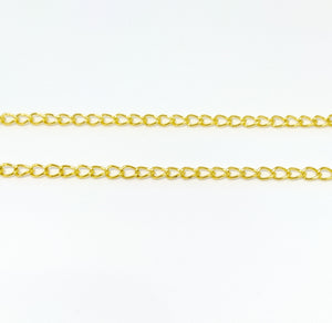Gold (Extension Style) Chain - Beading Amazing