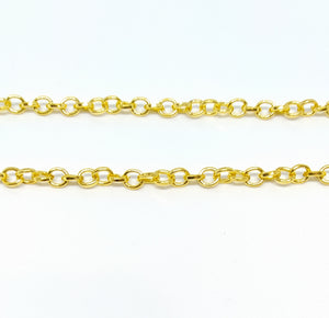 Gold Oval Link Chain - Beading Amazing