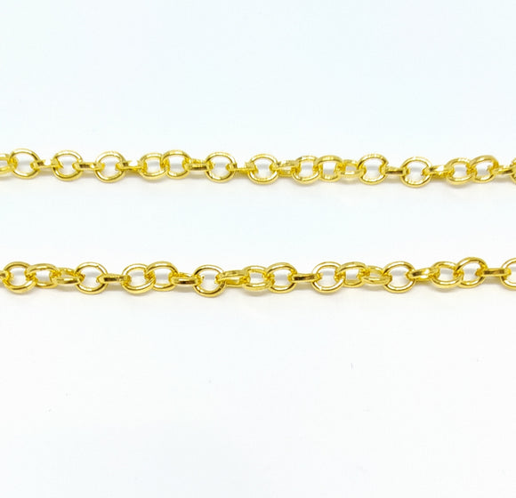 Gold Oval Link Chain - Beading Amazing