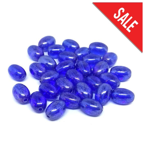 Royal Blue Rice Beads - Beading Amazing