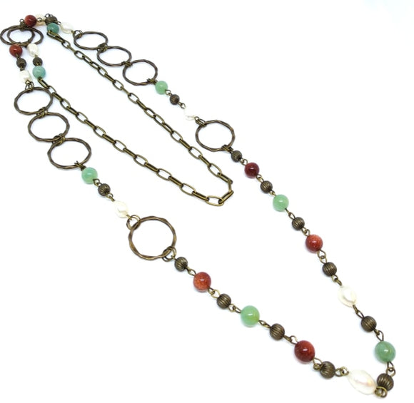 Project Pack - Long Gemstone Necklace Kits