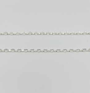 Shiny Silver Fine Knit Chain - Beading Amazing