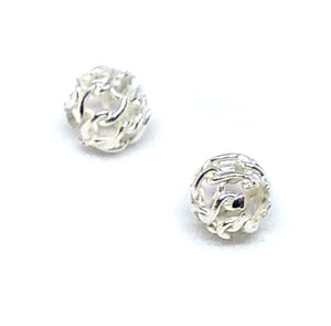 Sterling Silver 4mm Hollow Lace Spacers - Beading Amazing